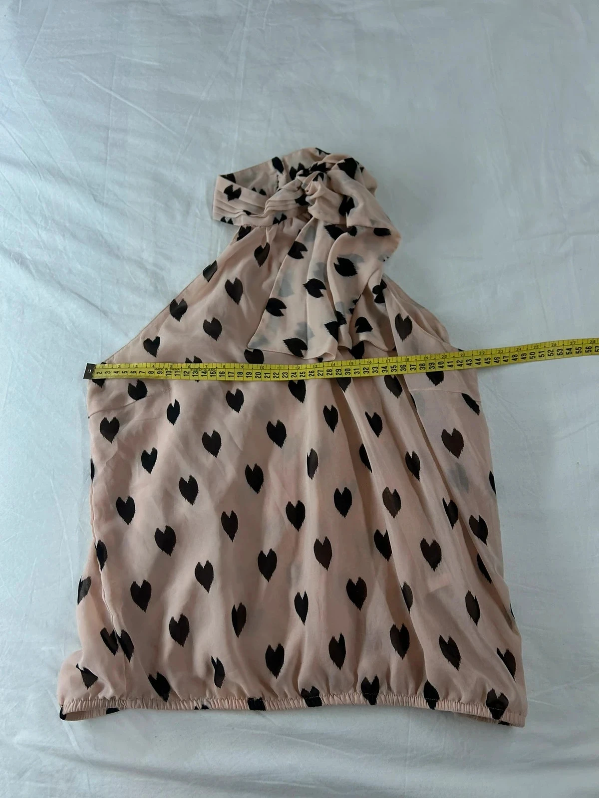 Roze korte top met zwarte motieven h&m divided – photo 5